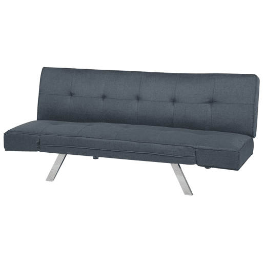 Sofá-cama BRISTOL Tecido Azul escuro 3 lugares