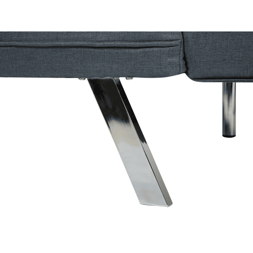 Sofá-cama BRISTOL Tecido Azul escuro 3 lugares