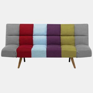 Sofá-cama INGARO Tecido Multicolor 2 lugares