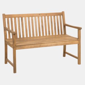 Banco de jardim VIVARA 120 cm Madeira de Acácia certificada Castanho claro