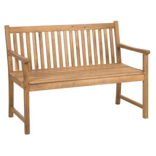 Banco de jardim VIVARA 120 cm Madeira de Acácia certificada Castanho claro