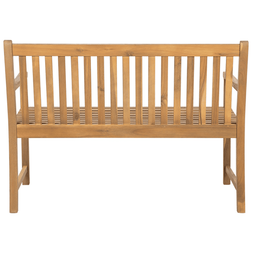 Banco de jardim VIVARA 120 cm Madeira de Acácia certificada Castanho claro