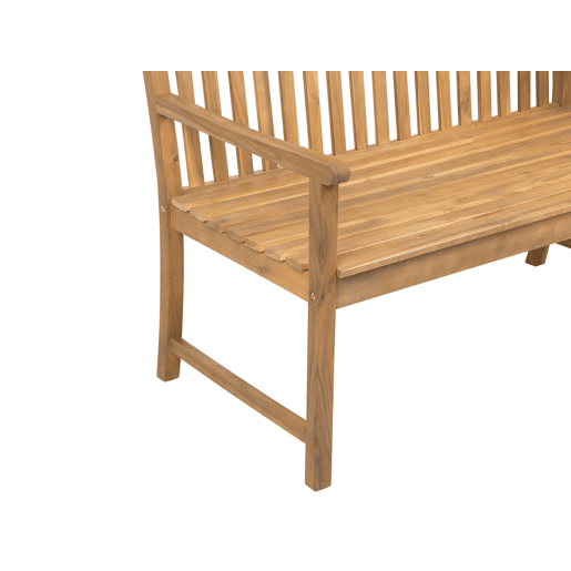 Banco de jardim VIVARA 120 cm Madeira de Acácia certificada Castanho claro