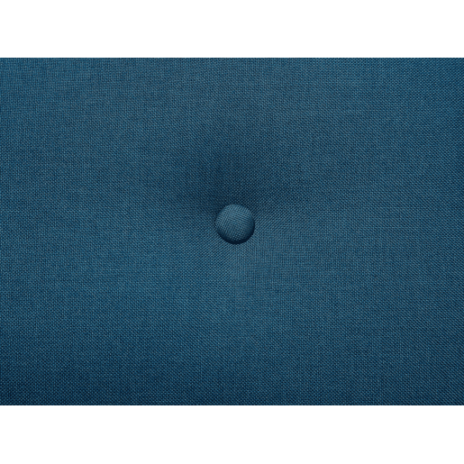 Sofá KALMAR Tecido Azul turquesa 2 lugares Sofá KALMAR Tecido Azul turquesa 2 lugares