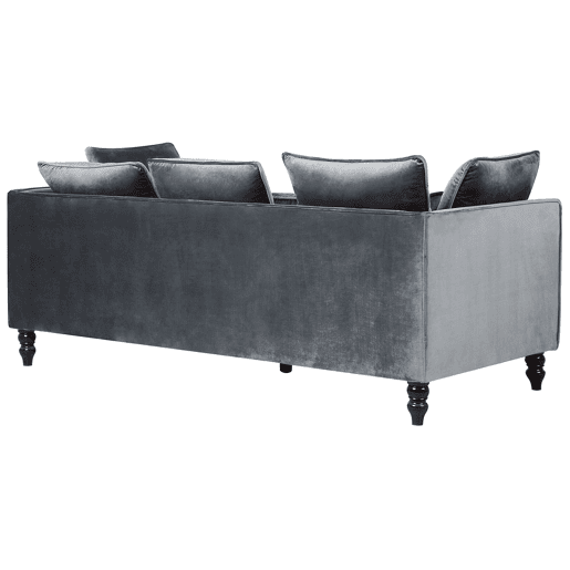 Sofá FENSTAD Veludo Cinzento 3 lugares Sofá FENSTAD Veludo Cinzento 3 lugares