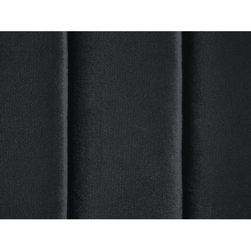 Sofá ARVIKA Veludo Preto 3 lugares