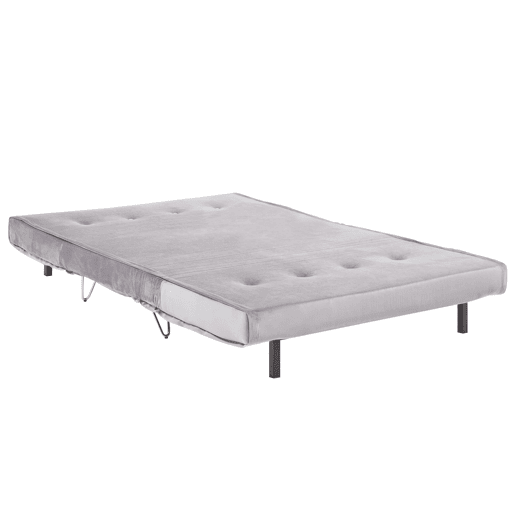 Sofá-cama VESTFOLD Veludo Cinzento 2 lugares