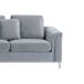 Beliani Sofá esquinero Terciopelo OSLO Beliani Sofá esquinero Terciopelo OSLO Gris
