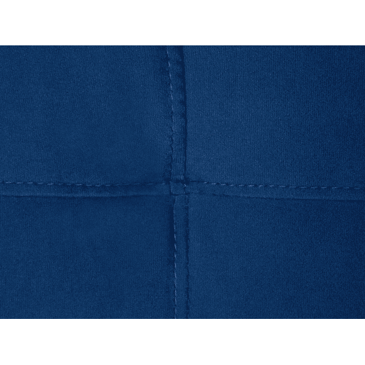 Sofá-cama VISNES Veludo Azul marinho 3 lugares