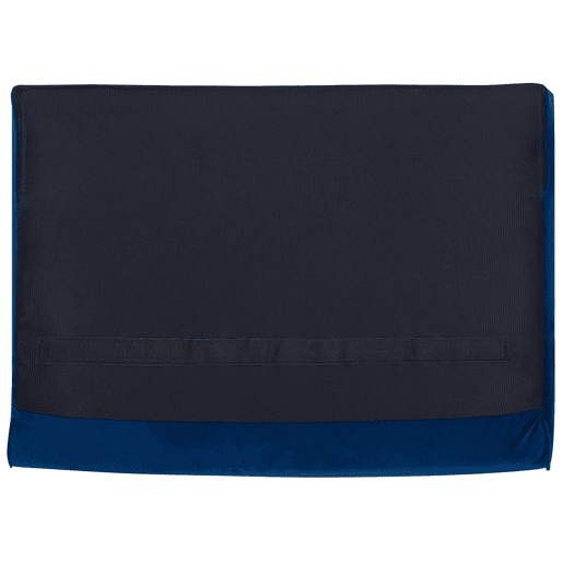 Sofá Chesterfield de 3 lugares em veludo azul SOTRA