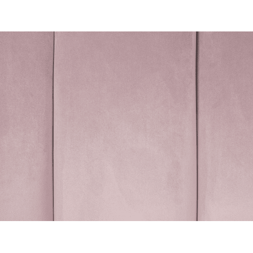Sofá ALSVAG Veludo Rosa 3 lugares