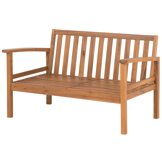 Conjunto de jardim com mesa 4 lugares MANILA Madeira de Acácia certificada Castanho claro