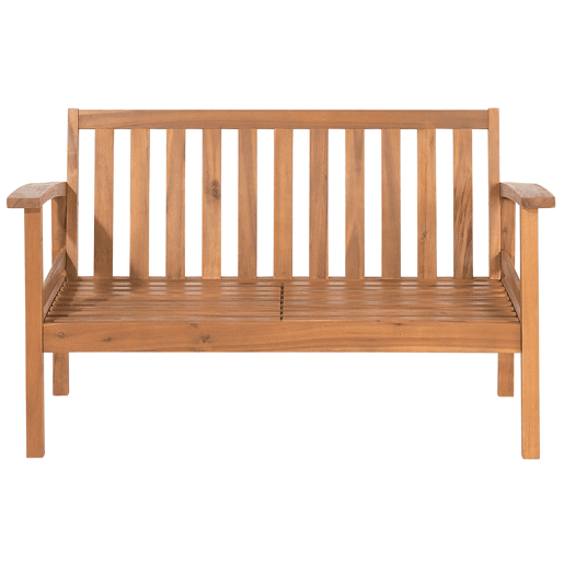 Conjunto de jardim com mesa 4 lugares MANILA Madeira de Acácia certificada Castanho claro
