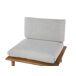Beliani Conjunto de jardín Madera de acacia con certificado FSC® FRASCATI Beliani Conjunto de jardín Madera de acacia con certificado FSC® FRASCATI Gris Claro