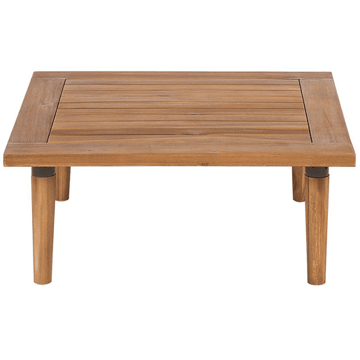 Conjunto de jardim com mesa 2 lugares FRASCATI Madeira de Acácia certificada Cinzento claro