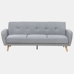Sofá-cama FLORLI Tecido Cinzento claro 3 lugares