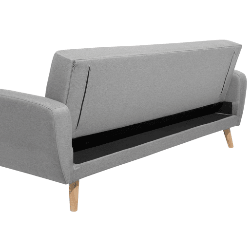Sofá-cama FLORLI Tecido Cinzento claro 3 lugares