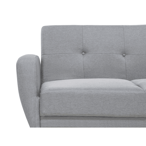 Sofá-cama FLORLI Tecido Cinzento claro 3 lugares