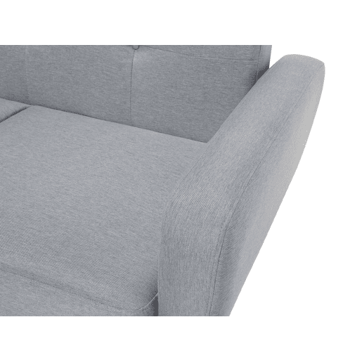 Sofá-cama FLORLI Tecido Cinzento claro 3 lugares