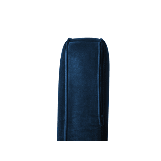 Sofá LOKKA Veludo Azul marinho 3 lugares