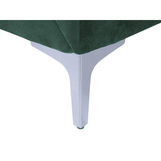 Sofá FENES Veludo Verde escuro 3 lugares