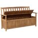 Beliani Banco Madera de acacia SOVANA Beliani Banco Madera de acacia SOVANA Marrón