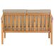 Beliani Conjunto de jardín Madera de acacia MANILA Beliani Conjunto de jardín Madera de acacia MANILA Gris Oscuro