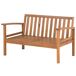 Beliani Conjunto de jardín Madera de acacia MANILA Beliani Conjunto de jardín Madera de acacia MANILA Gris Oscuro