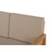Beliani Conjunto de jardín Madera de acacia MANILA Beliani Conjunto de jardín Madera de acacia MANILA Gris Oscuro