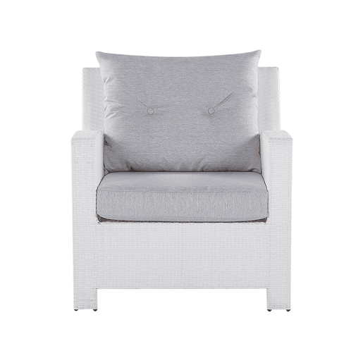 Conjunto de jardim com mesa 4 lugares MARINO Branco