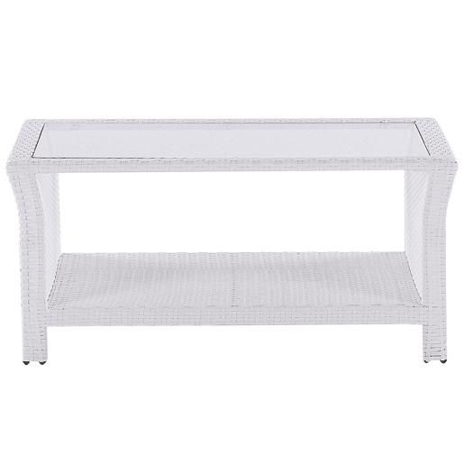 Conjunto de jardim com mesa 4 lugares MARINO Branco