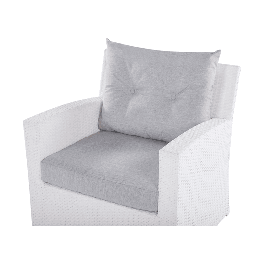 Conjunto de jardim com mesa 4 lugares MARINO Branco