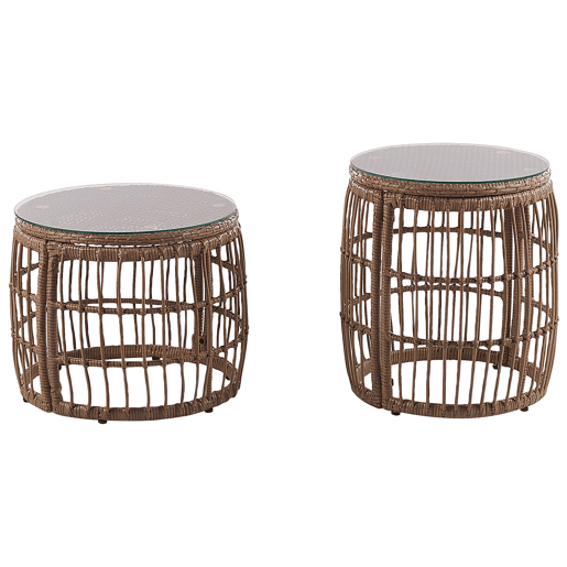 Conjunto de jardim com mesa 4 lugares RAVELLO Natural