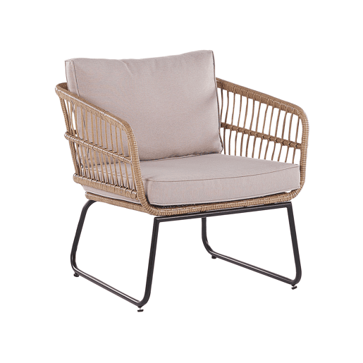 Conjunto de jardim com mesa 4 lugares RAVELLO Natural