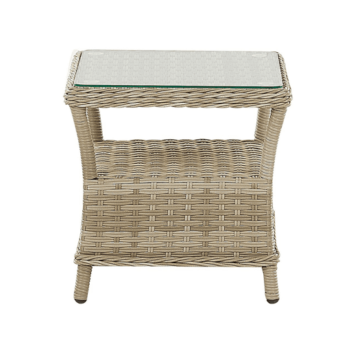 Beliani Conjunto lounge Ratan sintético PONZA