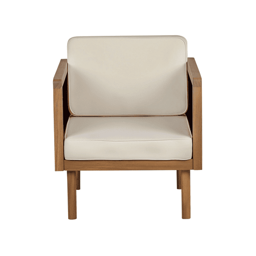 Beliani Conjunto lounge Madeira de acácia BARATTI