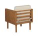 Beliani Conjunto de jardín Madera de acacia BARATTI Beliani Conjunto de jardín Madera de acacia BARATTI Beige