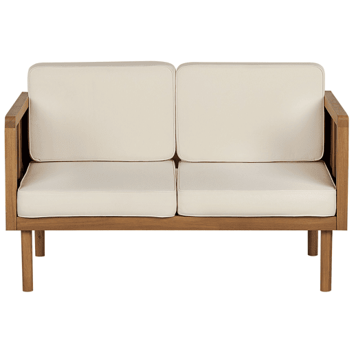 Beliani Conjunto lounge Madeira de acácia BARATTI