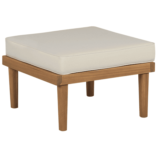 Beliani Conjunto lounge Madeira de acácia BARATTI