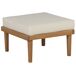 Beliani Conjunto de jardín Madera de acacia BARATTI Beliani Conjunto de jardín Madera de acacia BARATTI Beige