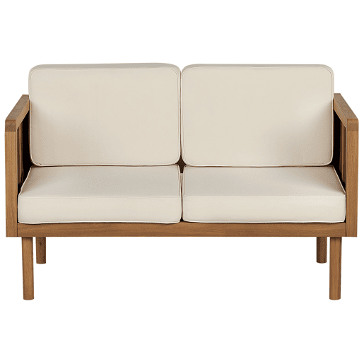 Conjunto de jardim com mesa 5 lugares BARATTI Madeira de acácia Castanho