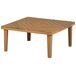Beliani Conjunto de jardín Madera de acacia BARATTI Beliani Conjunto de jardín Madera de acacia BARATTI Beige