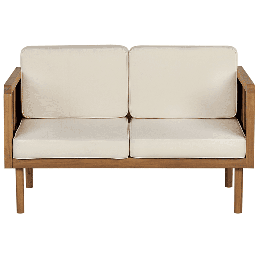 Beliani Conjunto lounge Madeira de acácia BARATTI