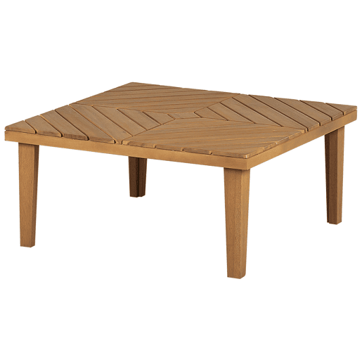 Beliani Conjunto lounge Madeira de acácia BARATTI