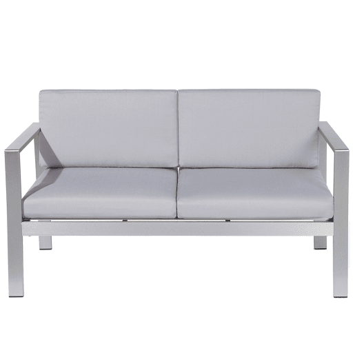 Beliani Conjunto lounge Alumínio SALERNO