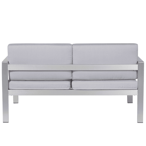 Beliani Conjunto lounge Alumínio SALERNO