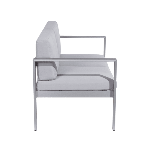 Beliani Conjunto lounge Alumínio SALERNO