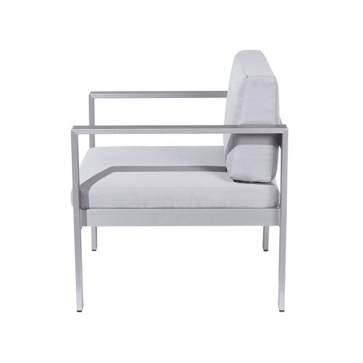 Beliani Conjunto lounge Alumínio SALERNO