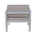 Beliani Conjunto de jardín Aluminio SALERNO Beliani Conjunto de jardín Aluminio SALERNO Gris