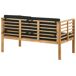 Beliani Conjunto de jardín Madera de acacia PACIFIC Beliani Conjunto de jardín Madera de acacia PACIFIC Marrón